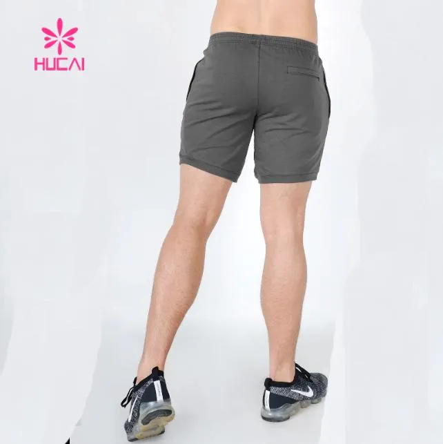 남성 운동 운동 맞춤형 러닝 체육관 바이커 반바지